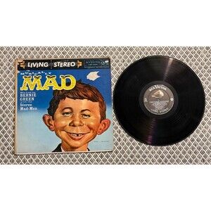 Musically Mad album by Bernie Green with the Stereo Mad-Men RCA Victor 1959.